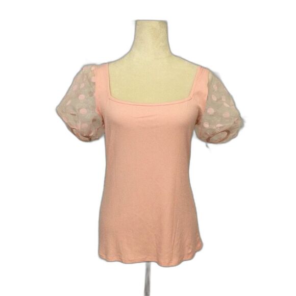 Women’s Top Size XL Color Peach 92% Rayon 8% Spandex Machine Washable - Picture 1 of 12